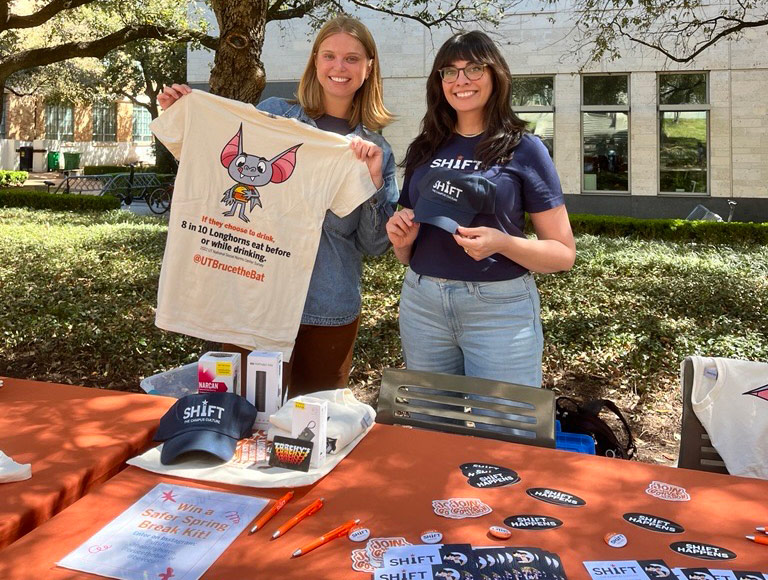 Kayleigh Spaulding at tabling event